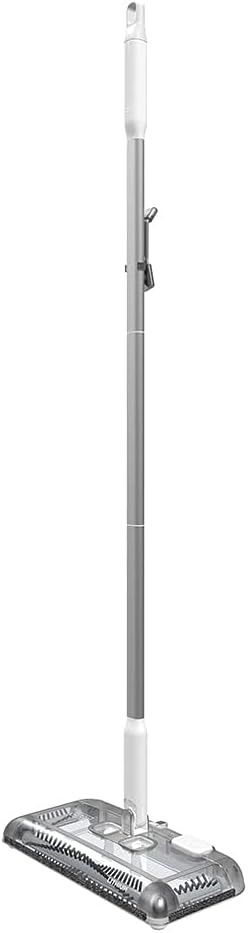 Carpet Sweeper 50 Minute Lithium Floor Sweeper, Multi-Surface Use, Easy One Hand Cleaning, Self Standing, Charger Included (HFS115J10)
