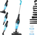 Corded Vacuum Cleaner, 15KPa Powerful Suction with 400W Motor, 12 in 1 Lightweight Bagless Stick Vac with Handheld, Ultra Quiet, for Hardwood Floor Carpet Car Pet Hair
