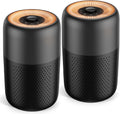 Two-pack air purifiers suitable for bedrooms and homes, with aromatherapy function. Small air purifier with night light and speed control, 24dB low noise, promotes sleep, suitable for pet rooms, dormitories, and kitchens.
