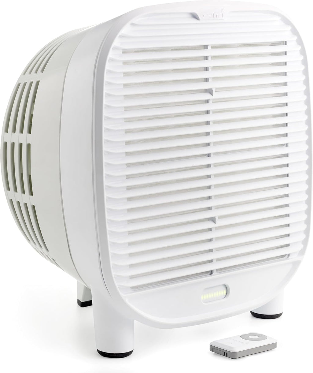 Powerful activated carbon air purifier, effectively removes strong odors, smoke, and volatile organic compounds (VOCs).