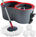 360° Spin Mop and Bucket Set with Separate Clean and Dirty Water