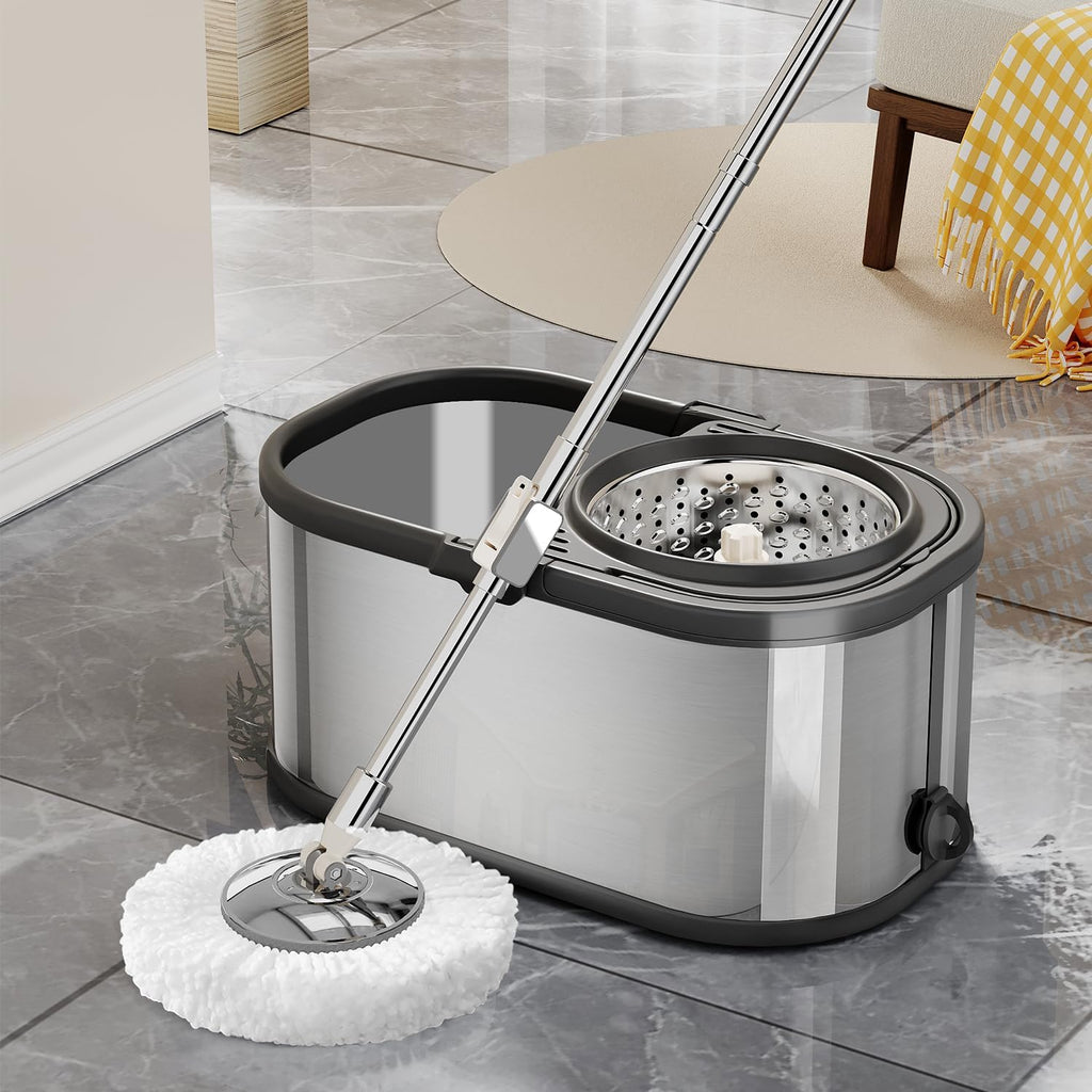 Mop and Bucket with Wringer Set