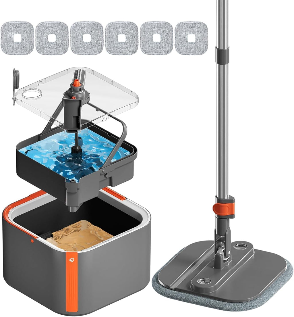 Upgraded Spin Mop and Bucket Set