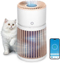 Pet air purifier, suitable for rooms up to 3500 sq ft – effectively removes odors – purifies pet hair, dander, cat urine odor, dust and smoke – Built-in PM2.5 air quality sensor